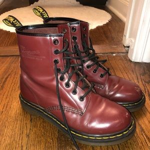 Dr. Martens 1460 smooth boots - Cherry Red